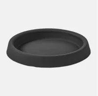 Prato p 21cm Preto Absoluto Vasap