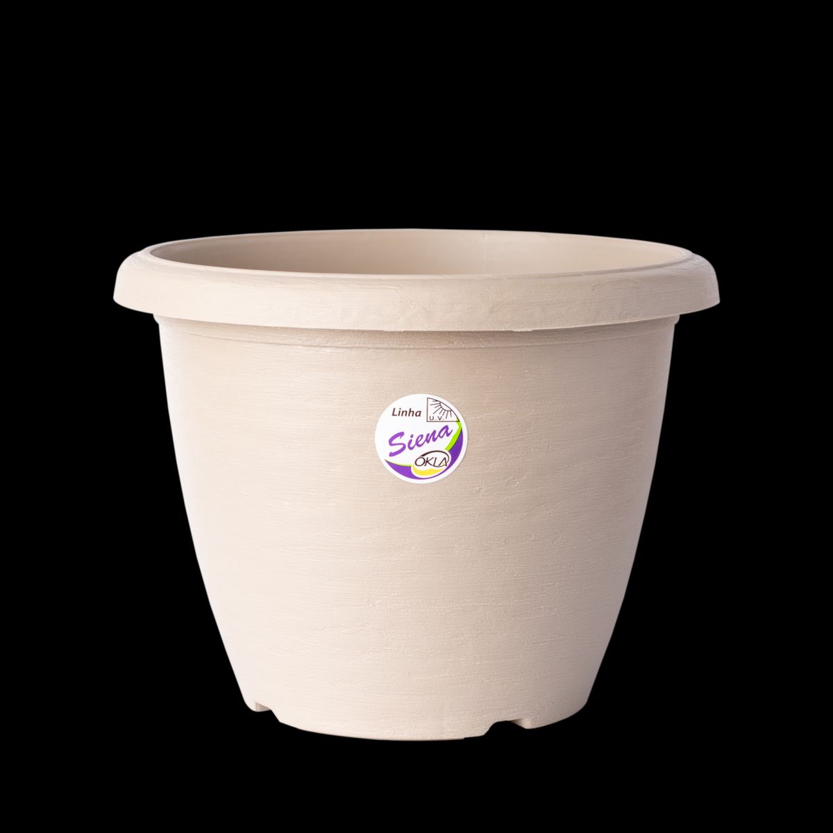 Vaso Siena 30 X 23cm Cinza Okla, marca Okla - Foto Principal