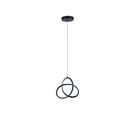 Pendente Led Catar  3000k 15w Preto