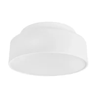 Plafon Ibiza.02 Branco 25 Cm Diametro para 02 Lâmpadas  E-27 Tualux