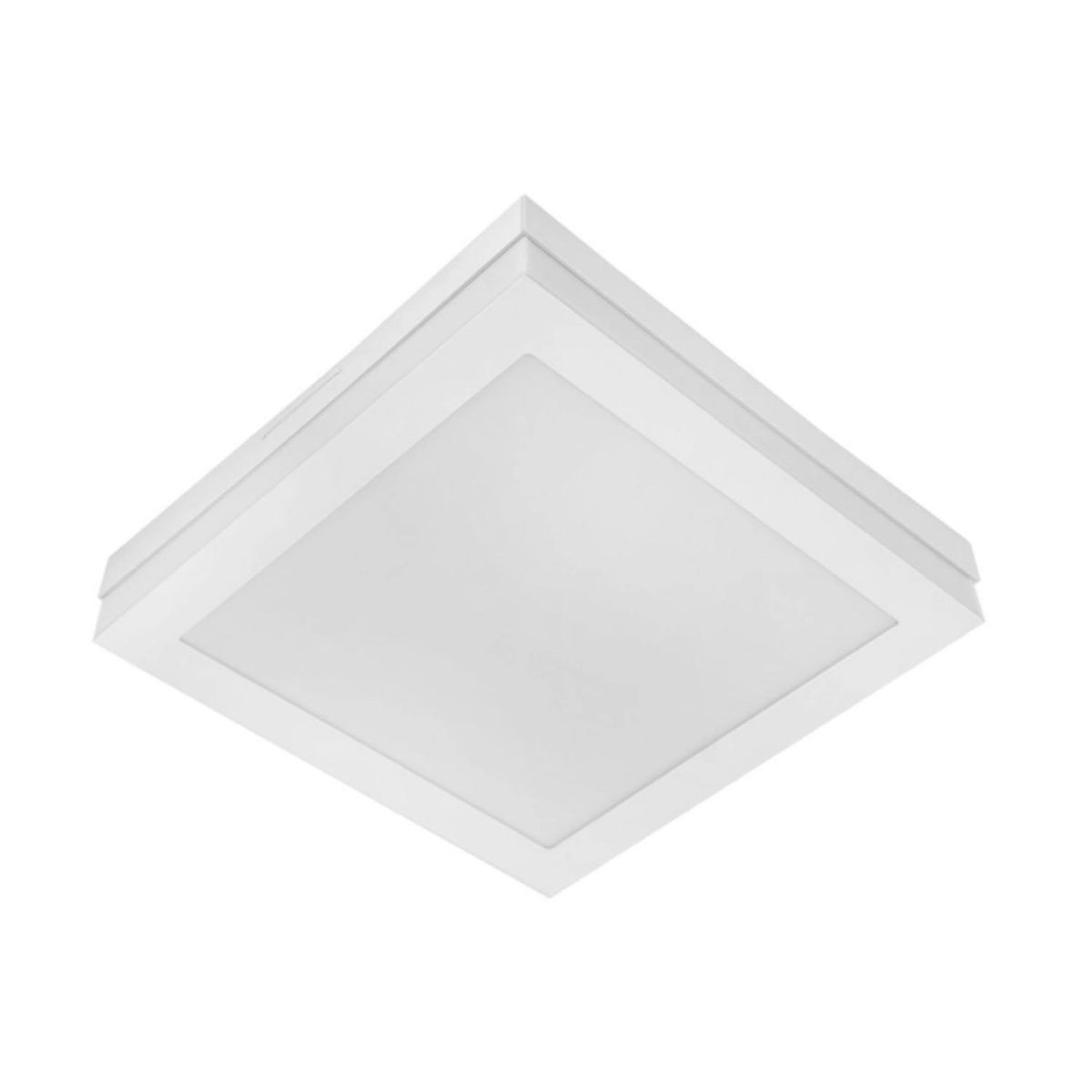 Plafon Led Ca.16w Branco 26x26 Cm 3000-4000-6000k - 127-220v Tualux, marca Tualux - Foto Principal