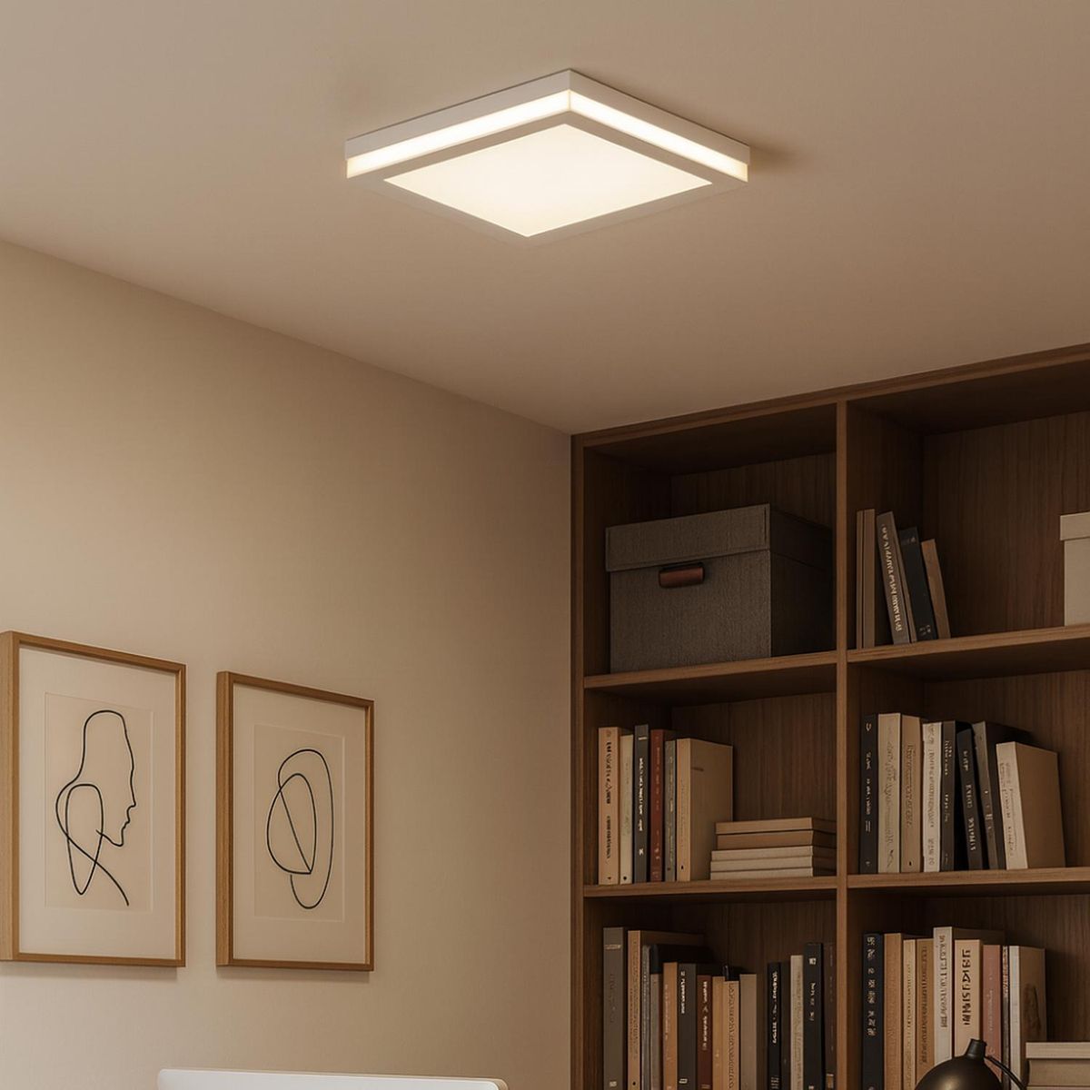 Plafon Led Ca.16w Branco 26x26 Cm 3000-4000-6000k - 127-220v Tualux, marca Tualux - Foto 2
