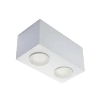 Plafon Granada.02 r Branco 21x11 para 02 Lâmpada  E-27 Tualux