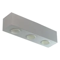 Plafon Granada.03 r Branco 44x11 para 03 Lâmpada  E-27 Tualux