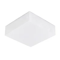 Plafon Valnecia.02 Q Branco 26x26 para 02 Lâmpada  E-27 Tualux