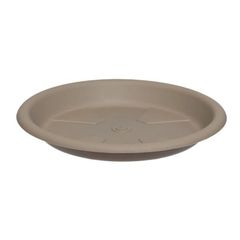 Prato 24x3.3cm Cinza Taupe Okla