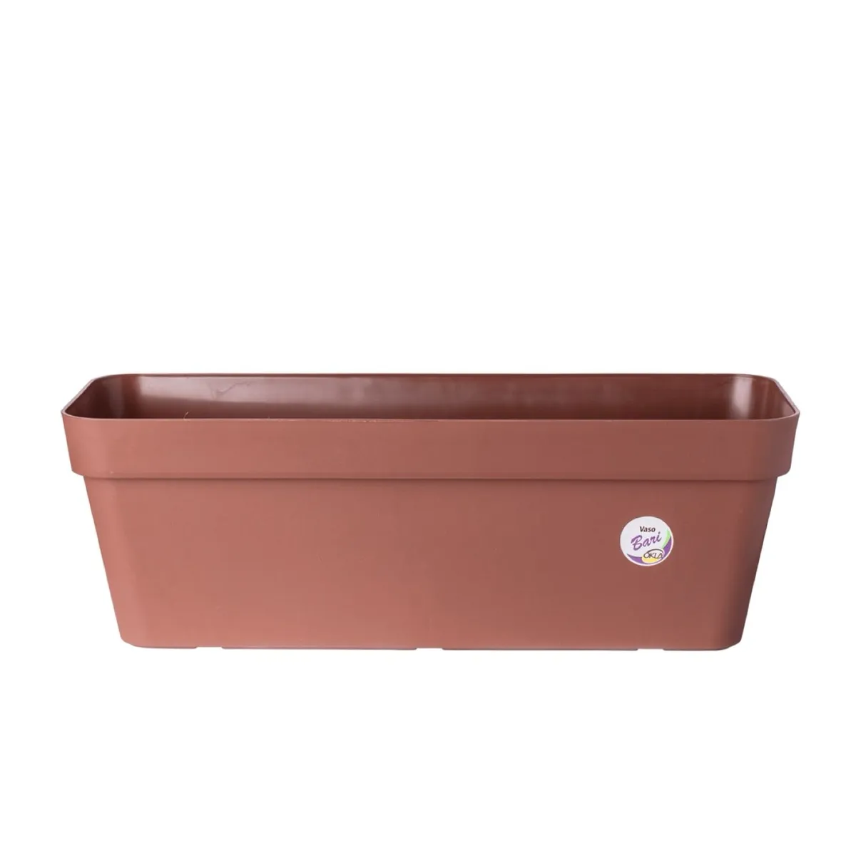 Jardineira Bari 49,5x18,3cm Tabaco Okla, marca Okla - Foto Principal