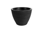 Vaso Cone Baixo Riscato 36 Preto Absoluto