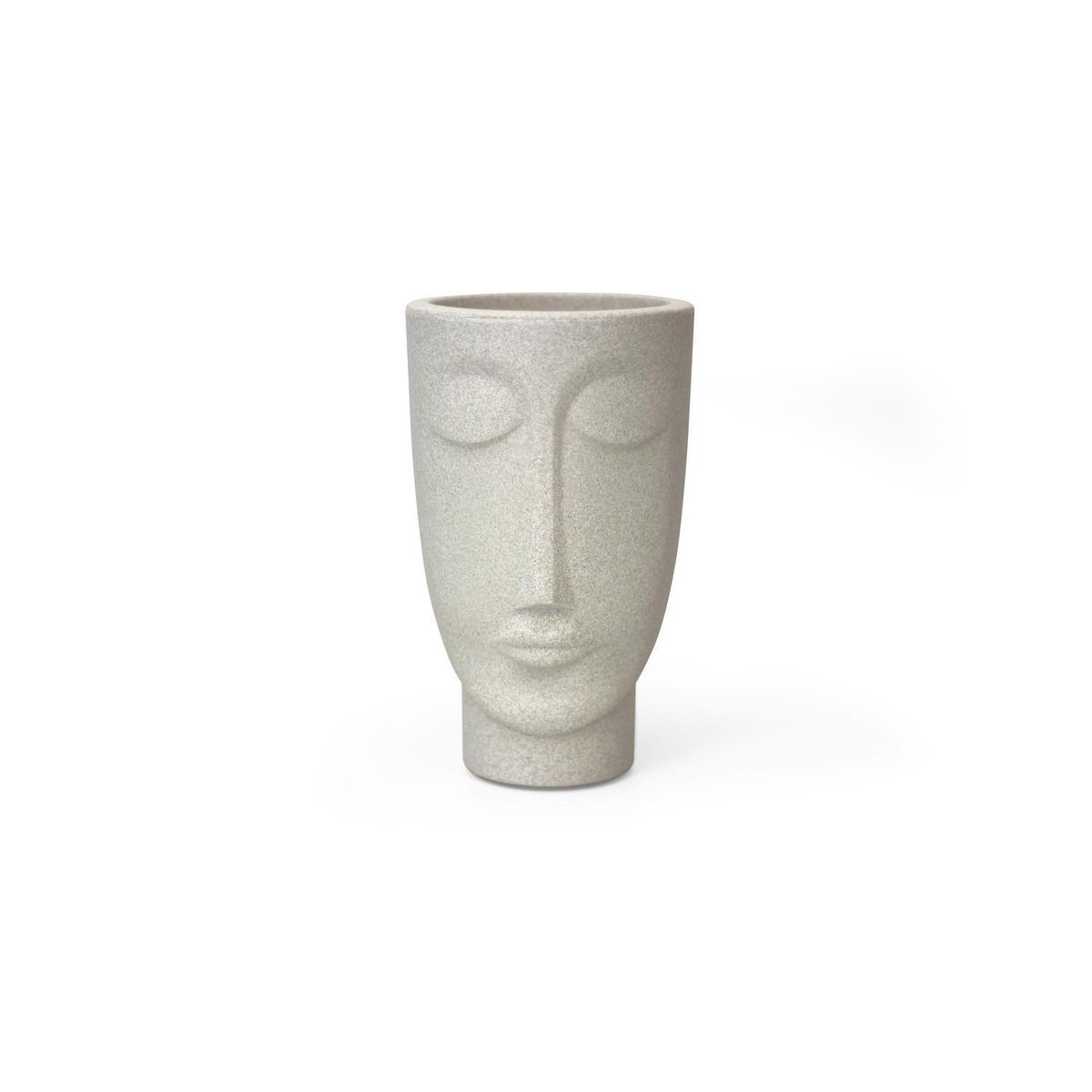 Vaso Face Homem 24cm Cimento Nutriplast, marca Nutriplast - Foto Principal