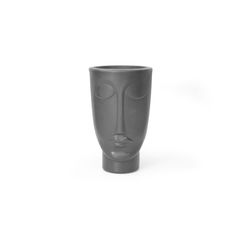 Vaso Face Homem 24cm Preto Nutriplast
