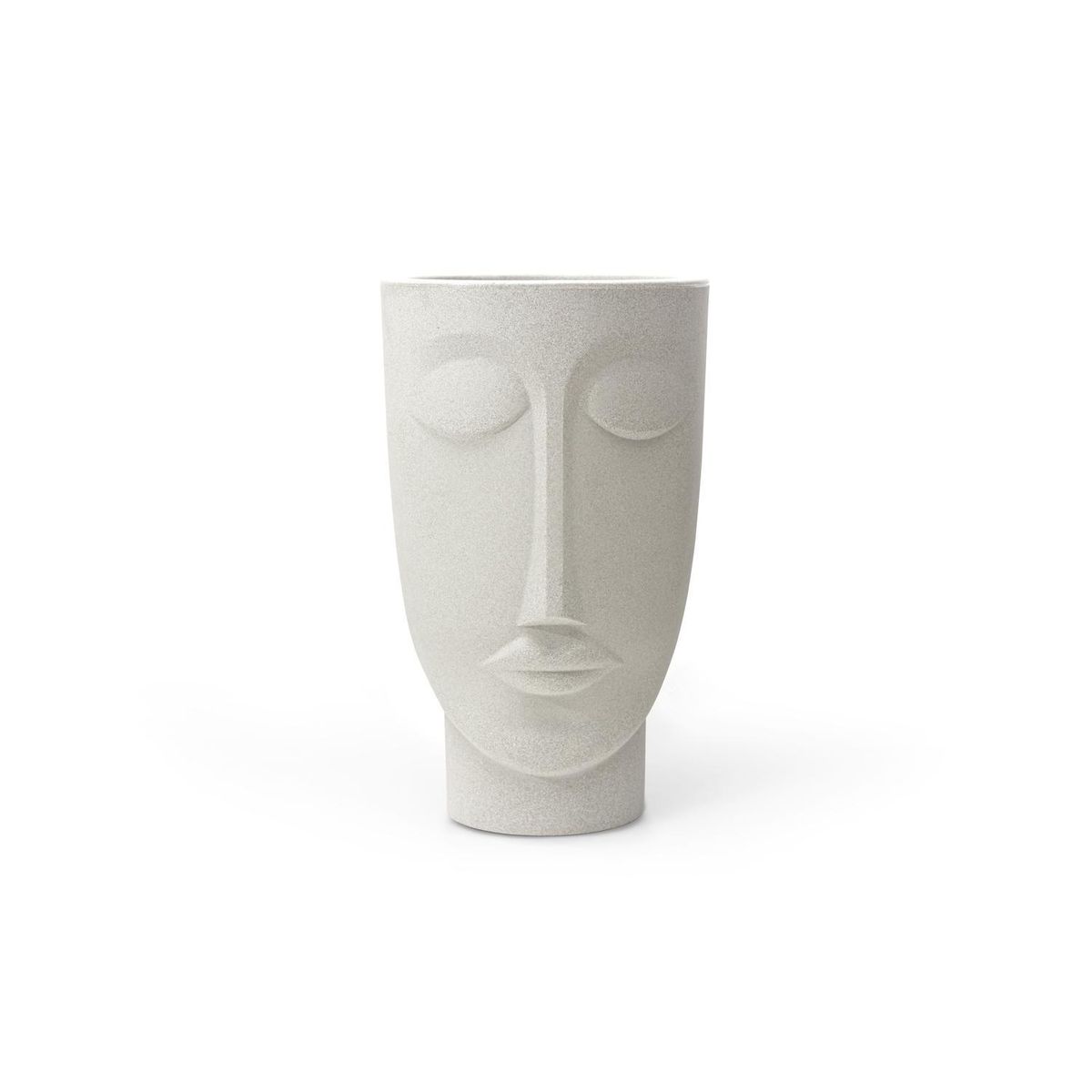 Vaso Face Homem 36cm Cimento Nutriplast, marca Nutriplast - Foto Principal