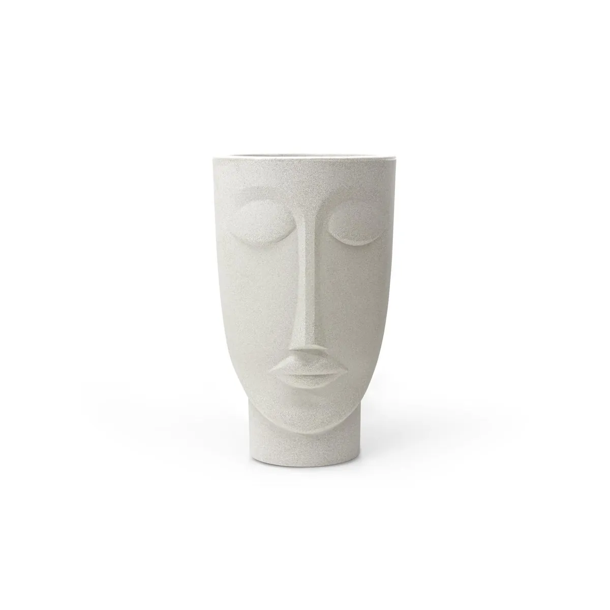 Vaso Face Homem 36cm Cimento Nutriplast, marca Nutriplast - Foto Principal