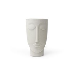 Vaso Face Homem 36cm Cimento Nutriplast