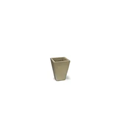 Vaso Trapezio 28cm Areia Nutriplast