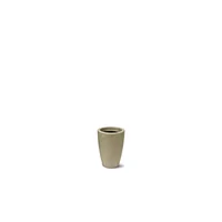 Vaso Grafiato Conico 29cm Areia Nutriplast