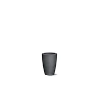 Vaso Grafiato Conico 38cm Preto Nutriplast
