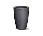 Vaso Grafiato Conico 38cm Preto Nutriplast