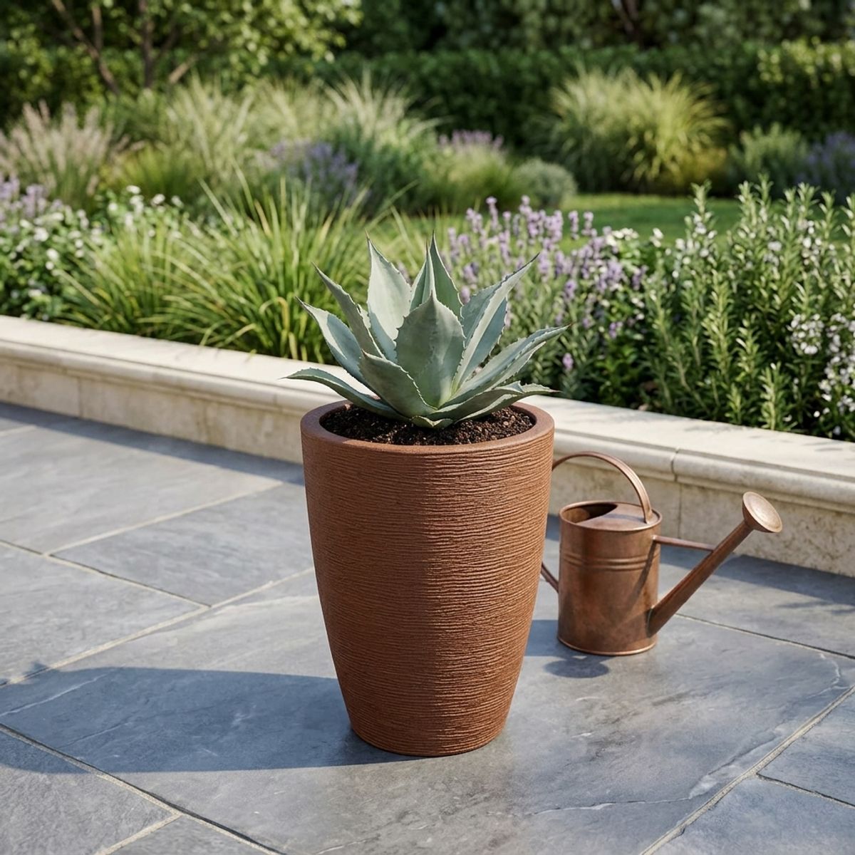 Vaso Grafiato Conico 38cm Ferrugem Nutriplast, marca Nutriplast - Foto 2