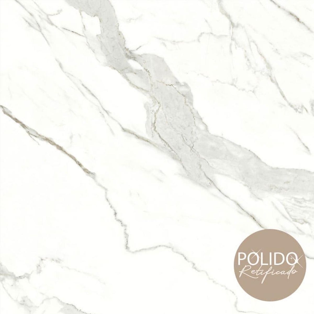 Piso Retificado Statuario Polido 66x66 Extra 4 Faces Ind. de Uso Lb, marca Formigres - Foto Principal