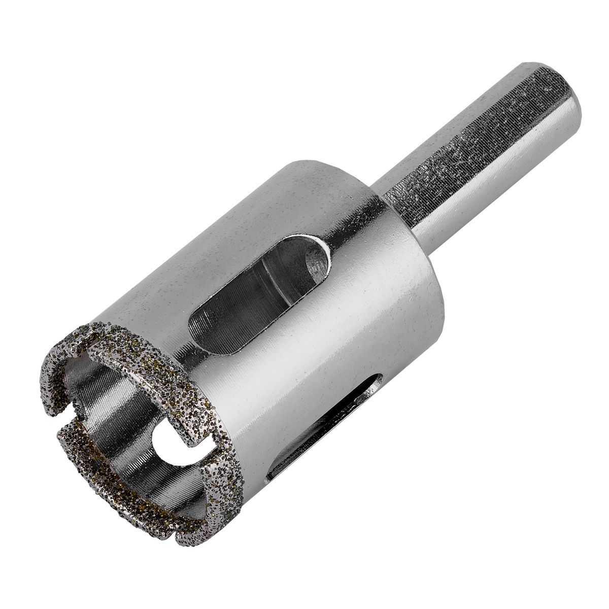 Broca Diamantada para Vidro, 25 X 67 Mm, Haste Triangular//mtx, marca Mundo das Ferramentas - Foto Principal
