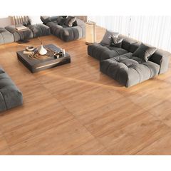 Piso Retificado Gran Carvalho Natural Mate 60x120 Extra 4 Faces Ind. de Uso Ld
