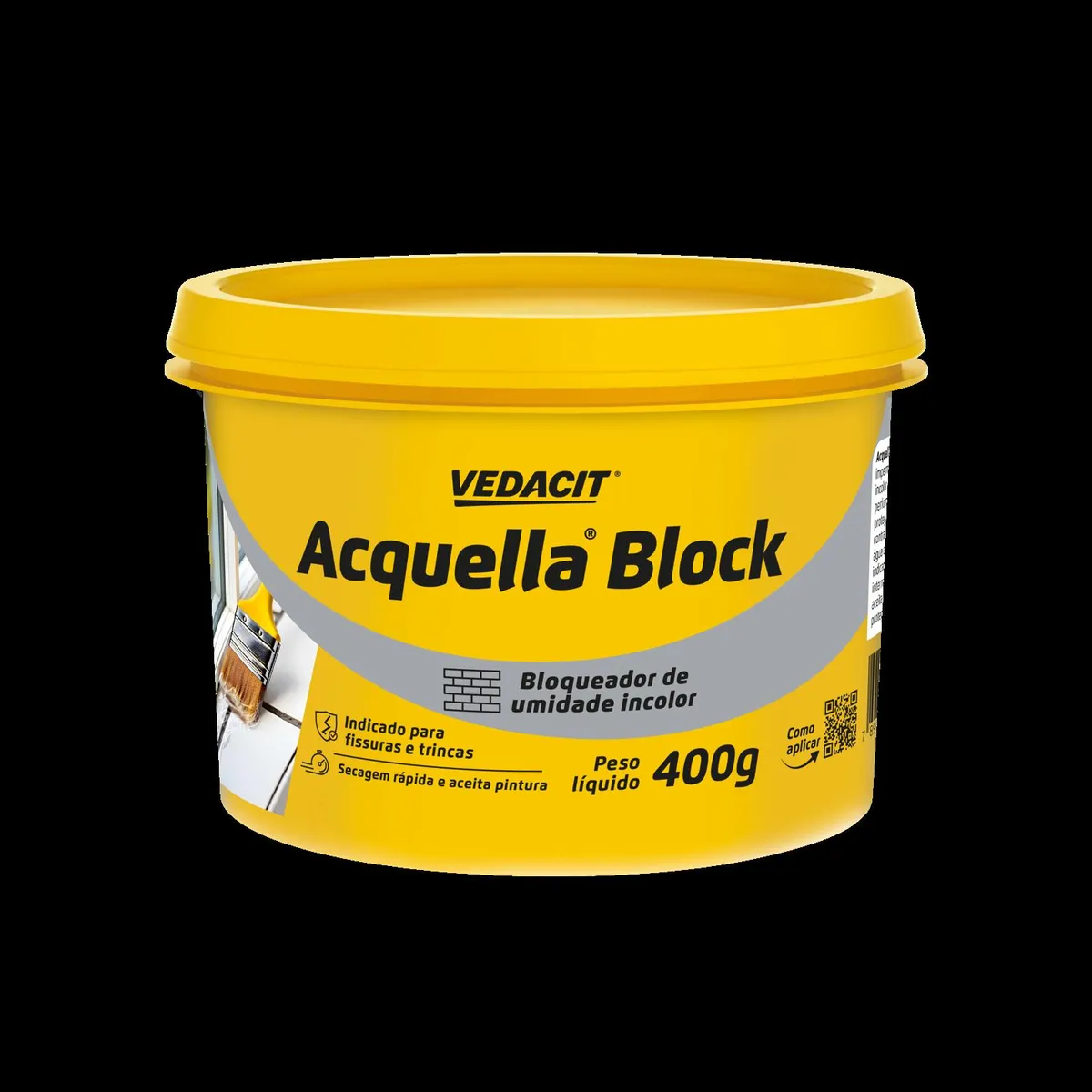 Impermeabilizante Acquella Block 400g Vedacit, marca Vedacit - Foto 2