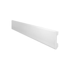 Rodapé Gart Branco Liso 240x7x1cm Gart