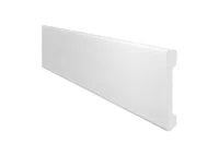 Rodapé Gart Branco Liso 240x10x1cm Gart