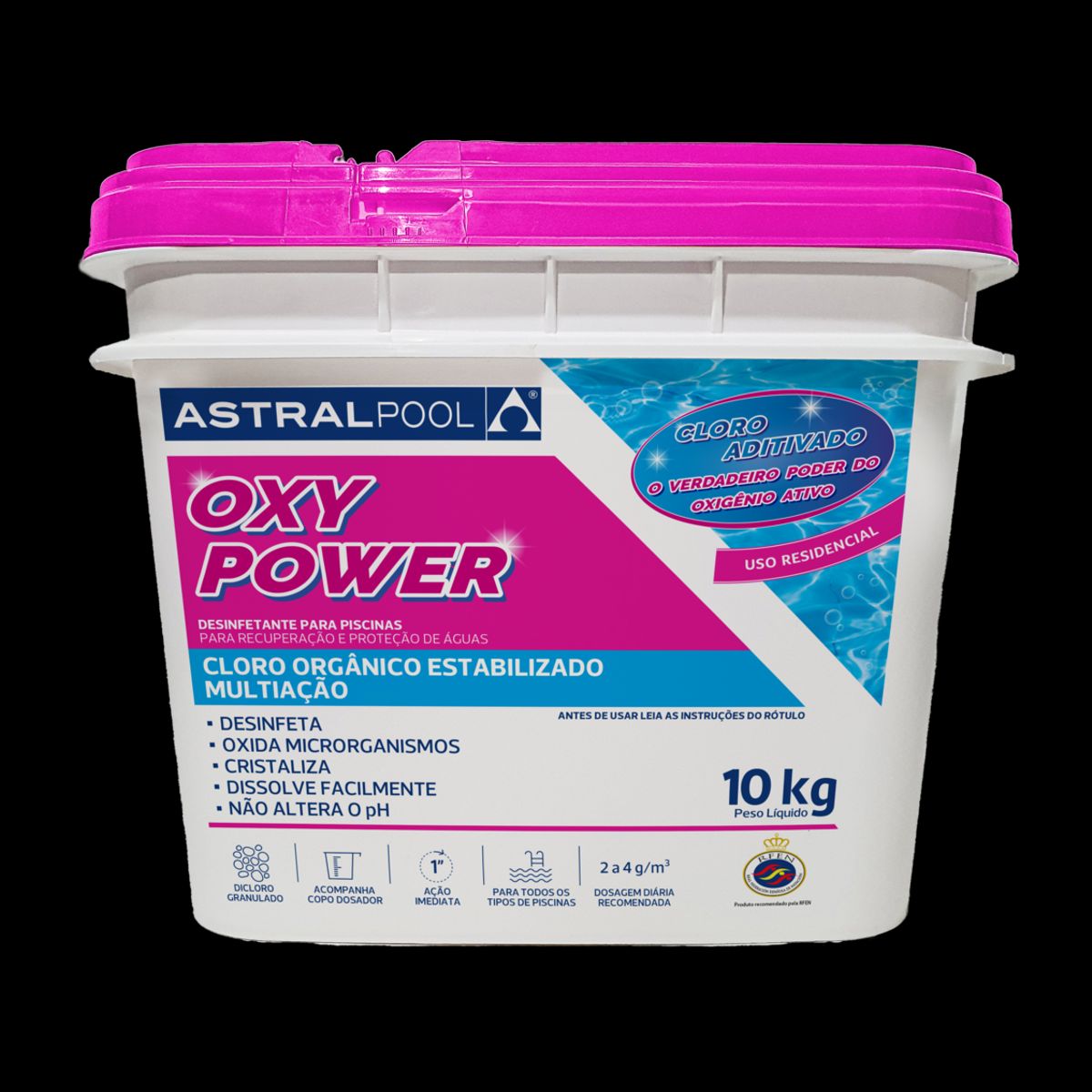 Cloro Multiação 10kg Oxypower, marca Astralpool - Foto Principal