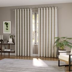 Cortina Vitalle Blackout Linho Nat4X2,5M