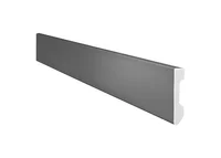 Rodapé Gart Cinza Liso 240x7x1,3cm Gart