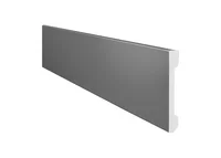 Rodapé Gart Cinza Liso 240x10x1,3cm Gart