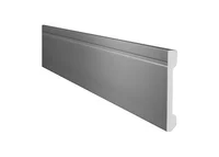 Rodapé Gart Cinza Frisado 240x10x1,3cm Gart