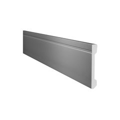 Rodapé Gart Cinza Frisado 240x10x1,3cm Gart
