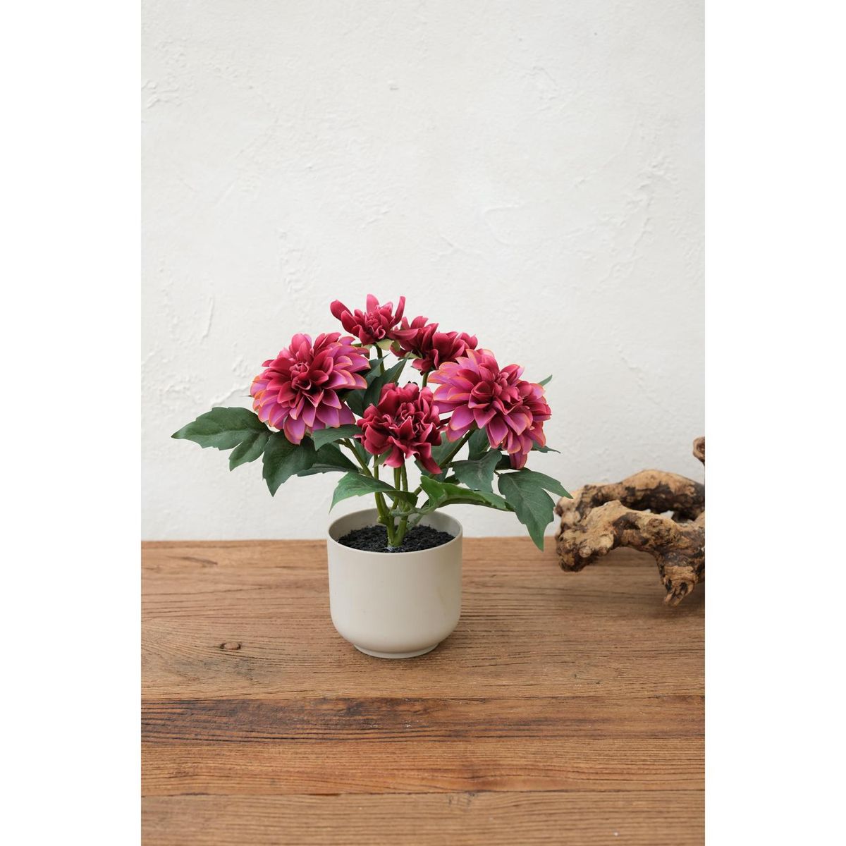 Planta Artificial Dahlia Amaranto, marca Just Home Collection - Foto 2