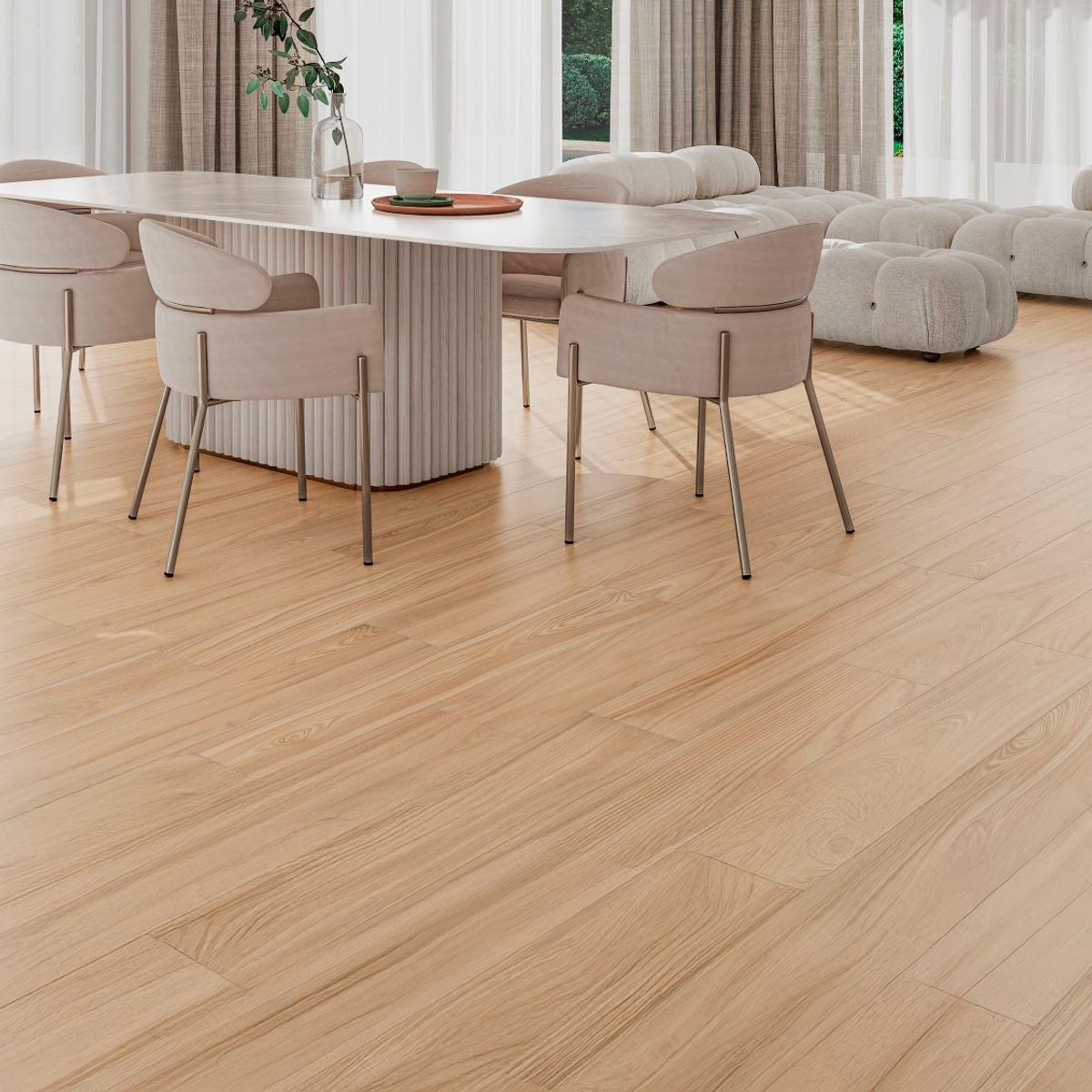 Porcelanato Nogal Champagne 19,3x119,5 Mate Retificado Cx1,61m Roca, marca Roca - Foto Principal