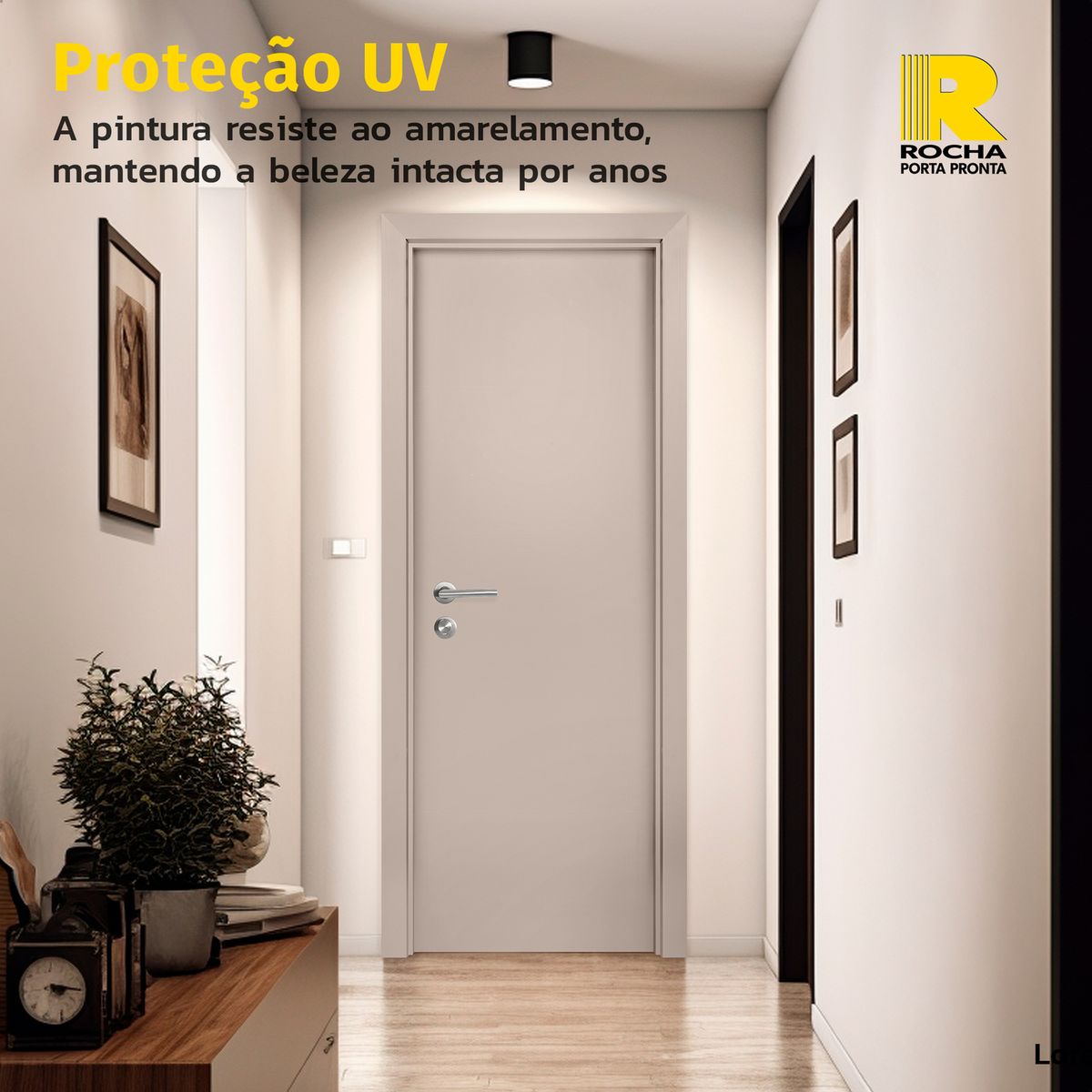 Kit Porta Pronta com Batente de 11cm e Alisares de 7cm 100x210x035 Gianduia, marca Rocha Porta Pronta - Foto 2