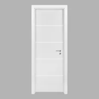 Kit Porta Pronta com Batente de 11cm e Alisares de 7cm 070x210x035 Super Branco Friso