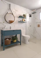 Porcelanato Polido Esmaltado Interno 60x60 Branco Parana Caixa 1,80m2