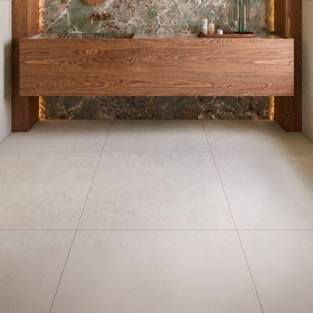 Porcelanato Acetinado Esmaltado Interno 84x84 Jaragua Geada Caixa 2,12 M2, marca Elizabeth - Foto Principal