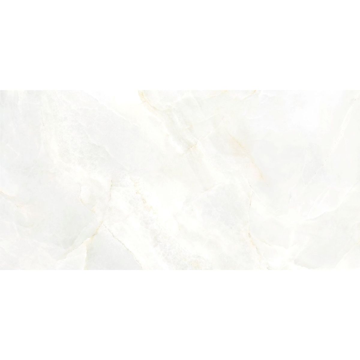 Porcelanato Acetinado Esmaltado Interno 60x120 Onyx Branco Caixa 1,44 M2, marca Elizabeth - Foto Principal