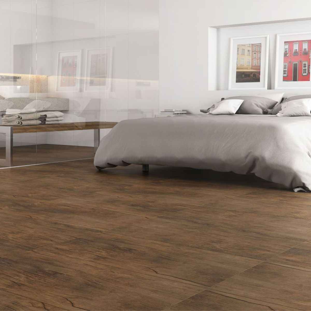 Porcelanato Acetinado Esmaltado Interno 60x120 Antique Wood Carvalho Caixa 1,44 M2, marca Elizabeth - Foto 2