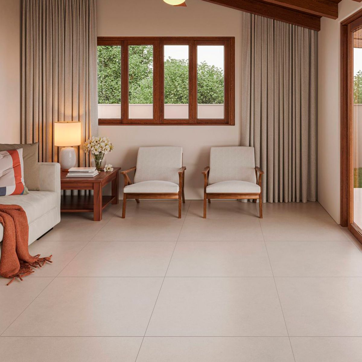 Porcelanato Acetinado Esmaltado Externo 100x100 Imigrantes Caixa 2,00 M2, marca Elizabeth - Foto Principal