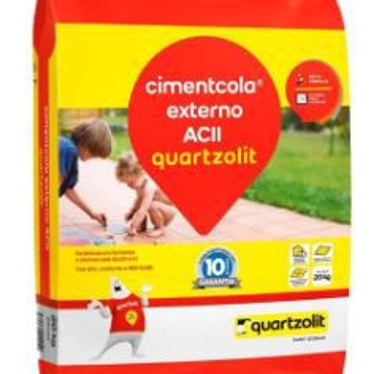 Argamassa Super Externa ACII, Cinza, 20kg, marca Quartzolit - Foto 2
