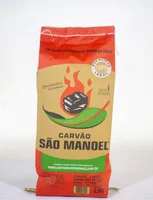 Carvão para Churrasco Queima Forte 2,5kg São Manoel