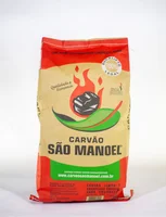 Carvão para Churrasco Queima Forte 4kg São Manoel