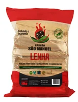 Lenha de Eucalipto para Lareira, Churrasqueira 10kg São Manoel