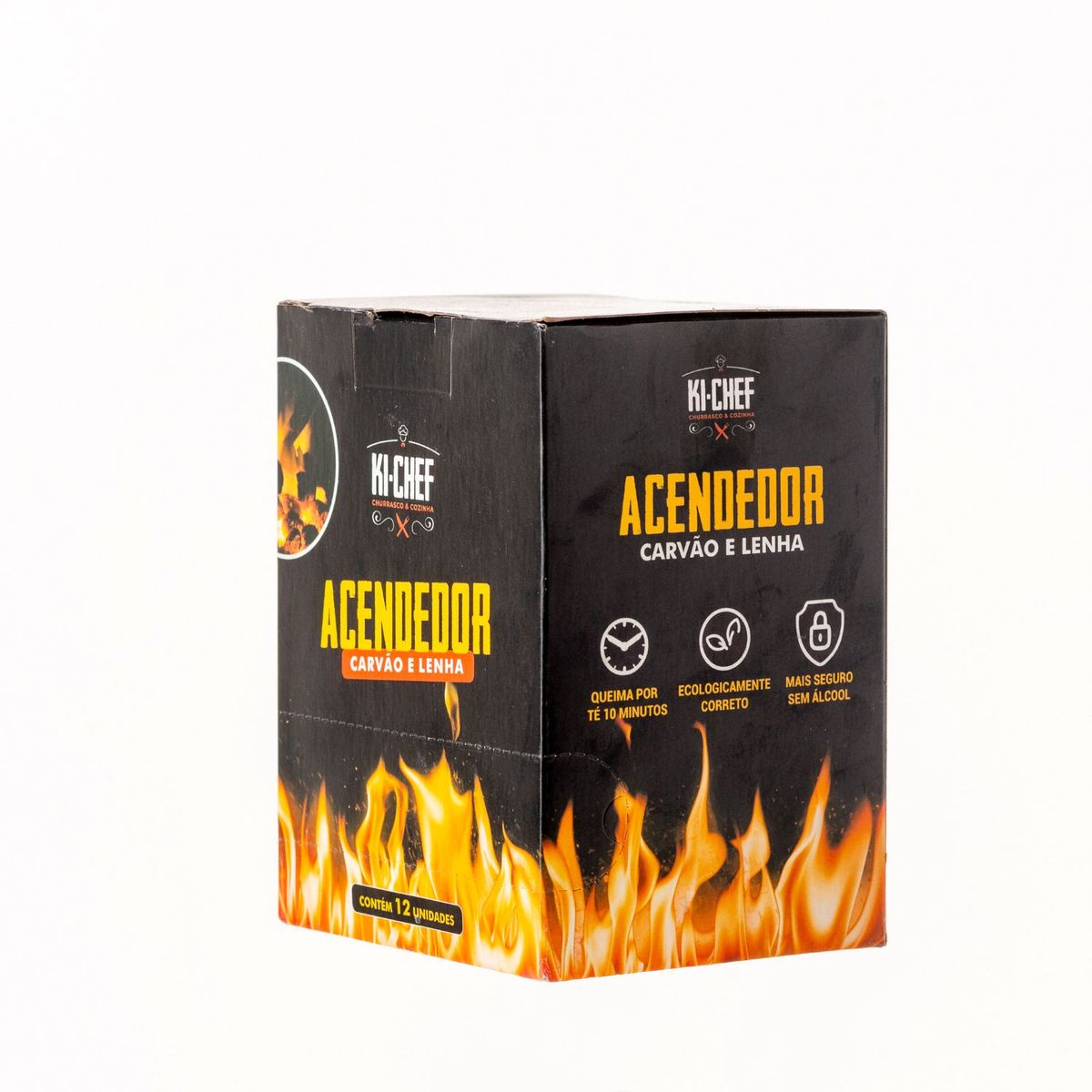 Acendedor para Carvão e Lenha 500ml Ki-chef, marca KI-CHEF - Foto Principal