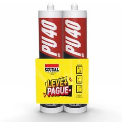 Kit Selante Adesivo Pu 40 Branco 400gx2