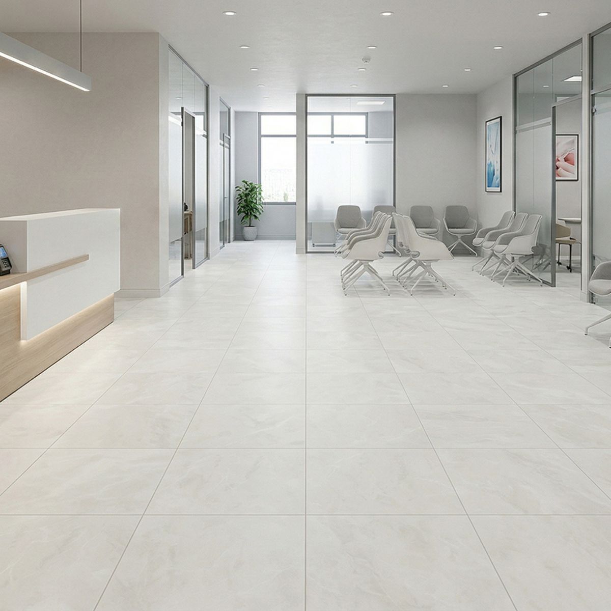 Piso R7094 Bege Acetinado 70x70 Rocha Cerâmica 3,43m² Cerâmica São José, marca Cerâmica São José - Foto 2